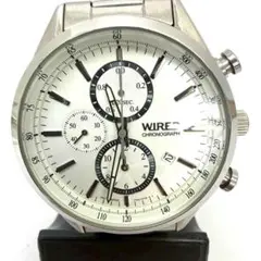 SEIKO WIRED 7T92-0SM0 クロノグラフ 白文字盤 メンズ腕時計のサムネイル