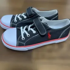 Polo Ralph Lauren ブラックスニーカー　20cm