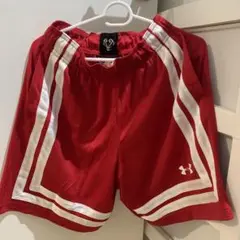 Under Armour 赤 メッシュパンツ