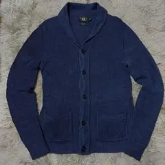 RRL ダメージ加工 インディゴ リネン カーディガン ダブルアールエルのサムネイル