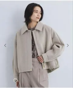 green label relaxing ジャージーフォルムジップブルゾン