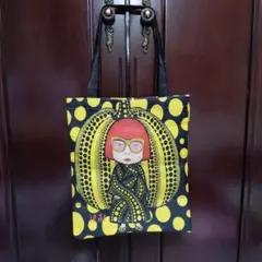 ✨草間彌生風 パンプキン柄トートバック