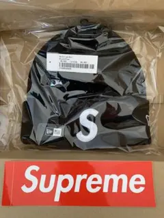 Supreme New Era S Logo Beanie ブラック新品未使用
