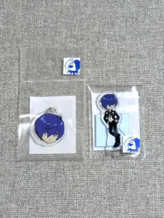 ペルソナ3　ファスナーアクセサリー　蒔絵シール　汐見琴音　結城理　望月綾時 ペルソナ3 ファスナーアクセサリー 蒔絵シール 汐見琴音 結城理 望月綾