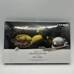 希少・ほぼ未使用】リラ 水彩色鉛筆 アクアレル 100色 ウッドボックス