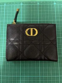 Christian Dior 二つ折り財布 黒 レザー