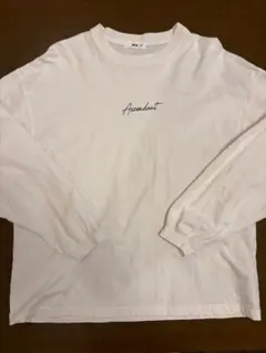 WEGO Ascendant ロゴ 長袖カットソー ホワイト