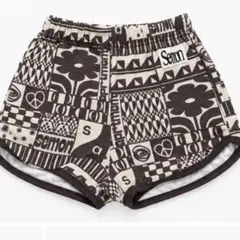 明日まで値下げ予定美品semon 総柄 ショートパンツ　80