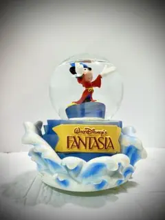 Disney ミッキー ファンタジア スノードーム オルゴール 魔法使いの弟子