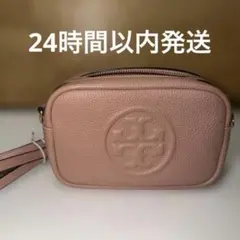 TORY BURCH ペリーボンベ　ショルダーバッグ カメラバッグ ピンク