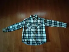 H&M キッズ 長袖 チェックシャツ （ネルシャツ）140cm