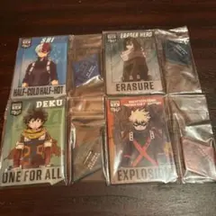 僕のヒーローアカデミア　カード型アクリルスタンド　出久、勝己、焦凍、消太