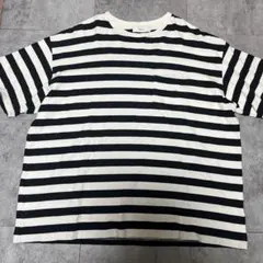 graphpaper グラフペーパー 20ss オーバーサイズボーダーTシャツ2のサムネイル