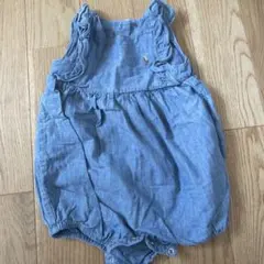 POLOデニムロンパース75cm