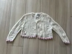 ラルフローレン　カーディガン24M Ralph Laurenレース編み