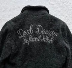 限定値下げ　DEAL DESIGN ニットブルゾン　ラムレザー