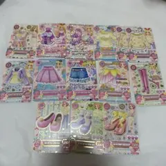 アイカツカード キュート トップス ボトムス シューズ まとめ売り 14枚