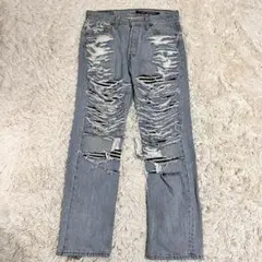 VINTI ANDREWS ダメージ加工 デニムパンツ 30のサムネイル