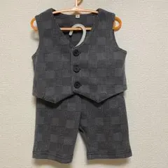 子供服 男の子 セットアップ スーツ シャツ3点セット80