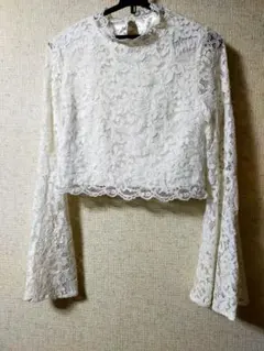 Rady　レディ　レース　袖フレア　トップス　ホワイト　白のサムネイル