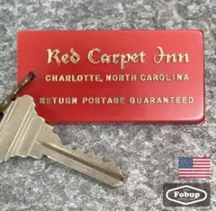 アメリカ製USA Nカロライナ ヴィンテージ モーテル ホテルキー No 318