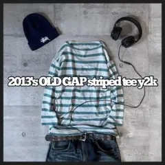 2013's OLD GAP striped 3/4 sleeve teeのサムネイル