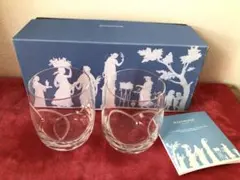 新品未使用　ウェッジウッドグラスプロミストゥーハート2個セット