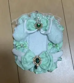 トレカケース レースデコ 緑