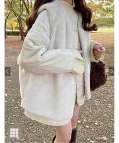 GRL グレイル ファーベストXキルティングジャケットセット fo1618