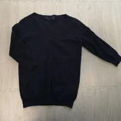 ZARA　ネイビー　カーディガ　 Lサイズ　レディース