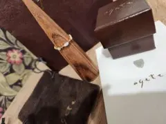 agete　アガット　K10　YG　10号　オパールリング　イエローゴールド