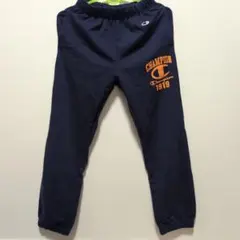 Champion ネイビー ロゴ入りスウェット140