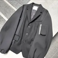 sacai Wool Melton x Nylon Twill Jacket - メルカリ