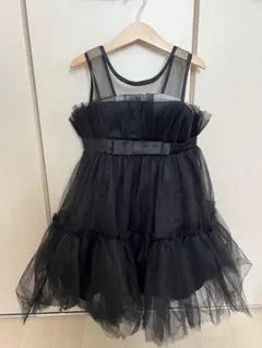 キッズ　女の子　ブラック　ドレス　110 120