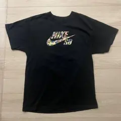Nike SB フラワープリント Tシャツ M 黒