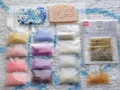 シードビーズ１５色他　まとめ売り