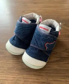 ミキハウス ベビーシューズ 12.5cm ファーストシューズ デニム