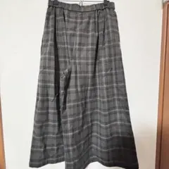 studioCLIP スタディオクリップ チェック ワイドパンツ パンツ