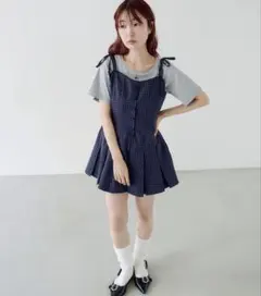 こち様 Kastane プリーツミニワンピースのサムネイル