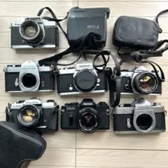 ジャンクカメラ フィルムカメラ 6点まとめ売り - メルカリ