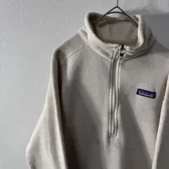 Patagonia パタゴニア ハーフジップ フリース ワンポイント S相当