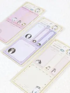 新品未開封　モフサンド　ふせん（しかく）全3種 セリアのサムネイル