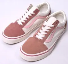 訳あり 未使用 VANSバンズ オールドスクール BLOCK PINK 23.5