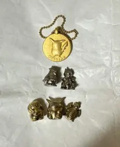 メタルコレクション　ポケモン　ミュウツー、ポッポ、コダック等5点セット