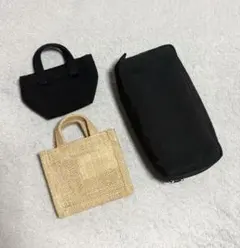 【美品】無印良品 ミニトート&ポーチ 3点セット