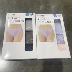 Atsugi LACE SHORTS 3枚組 Lサイズ 2箱セットのサムネイル