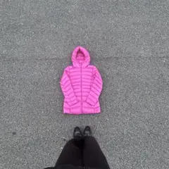 00s uniqlo ダウンジャケット　ピンクy2k
