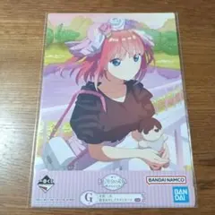 五等分の花嫁 一番くじ 夢のひととき G賞 中野二乃 イラストボード
