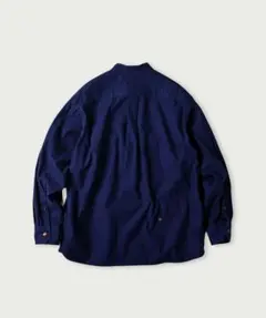 2025SS 45R 薄バックサテンの908ニームシャツ ユニセックス