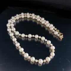 淡水パール　ネックレス　40cm
